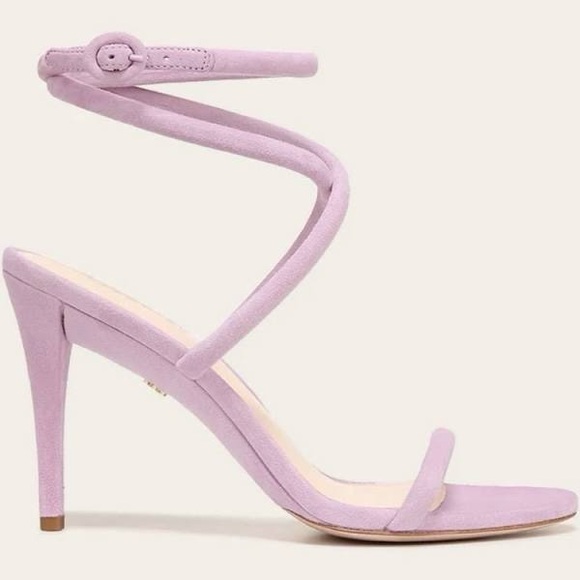 VERONICA BEARD SUEDE LEATHER MARCELINE ANKLE STRAP SANDALS ORCHID NIB SZ 8 - Picture 10 of 16